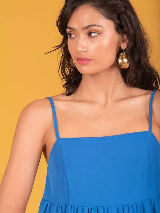Summer Midi Dress Royal Blue