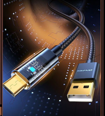 Awei LED USB 2.0 auf Micro-USB-Kabel 1m (887691) 1Stück