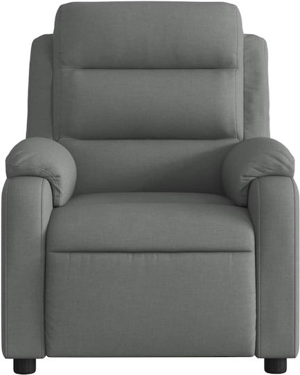 Fotoliu Relax Masaj cu Puf Gri 75x92.5x100cm