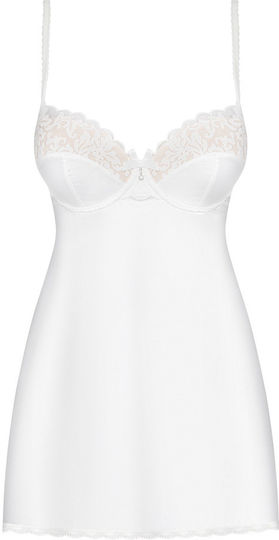 Obsessive Set Sexy Babydoll White