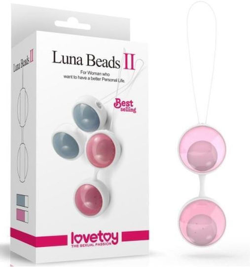 Lovetoy Luna Beads II Κολπικές Μπάλες Pink