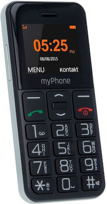 MyPhone Halo Easy Single SIM Mobile Phone with Large Buttons (English Menu) Black