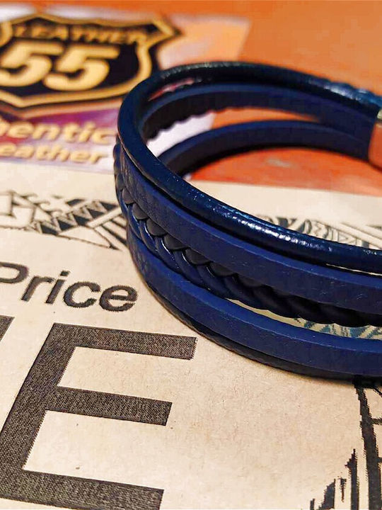 Leather 55 Men's Leather Bracelet Leather 55 Men's Leather Bracelet
