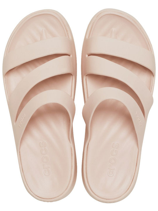 Strappy Women's Flip Flops Pink