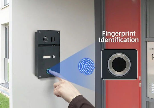 Joytimer Wireless Video Intercom Set Wi-Fi Black