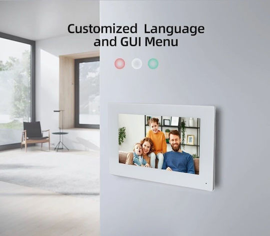 Joytimer Wireless Video Intercom Set Wi-Fi White