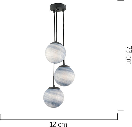 ArteLibre Equuleus Pendant Light Black with Socket E27