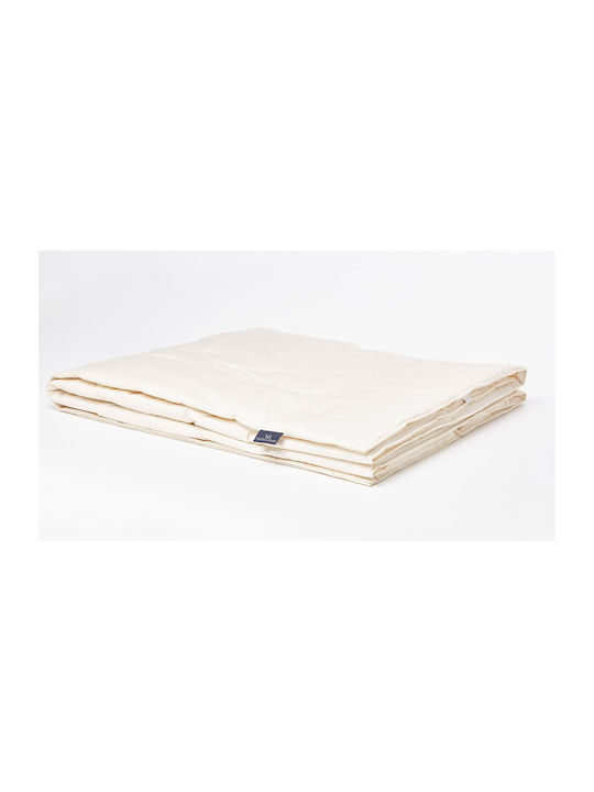 Valeria Home Pătură Single cu Umplere din Amestec de In și Mătase 160x240 cm Primăvară-Toamnă Flaxilk 300 GSM