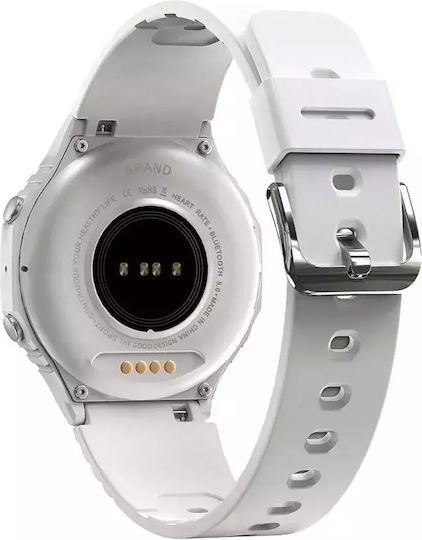 Nubi H88 Smartwatch με Παλμογράφο (Λευκό)
