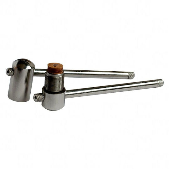 Metal Steel Cue Clamp Tool Tips Εργαλείο Μπιλιάρδου Γκρι 1τμχ 16401