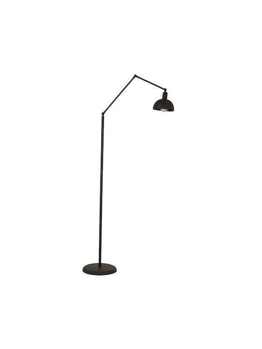 ArteLibre Floor Lamp H177xW30cm. with Socket for Bulb E27 Black