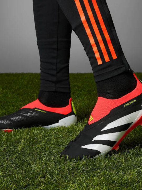 adidas Predator Elite Football Shoes with Cleats Core Black / Cloud White / Solar Red