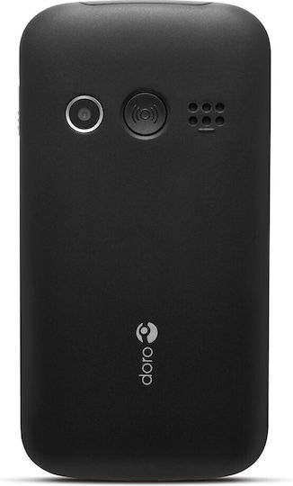 Doro 1380 Dual SIM Mobile with Large Buttons (English Menu) Black