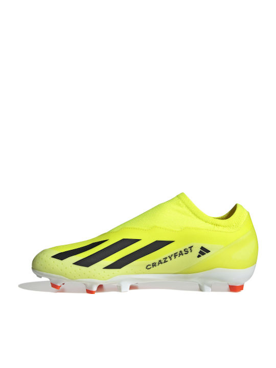 adidas X Crazyfast League Football Shoes with Cleats Team Solar Yellow 2 / Core Black / Cloud White