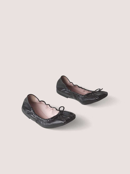 Pretty Ballerinas Leather Ballerinas Black