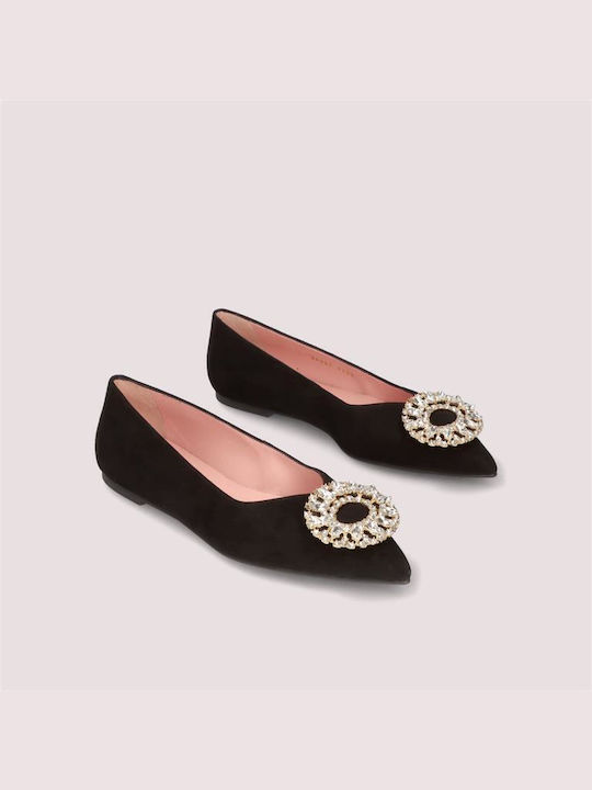 Pretty Ballerinas Piele Ballerinas Negru