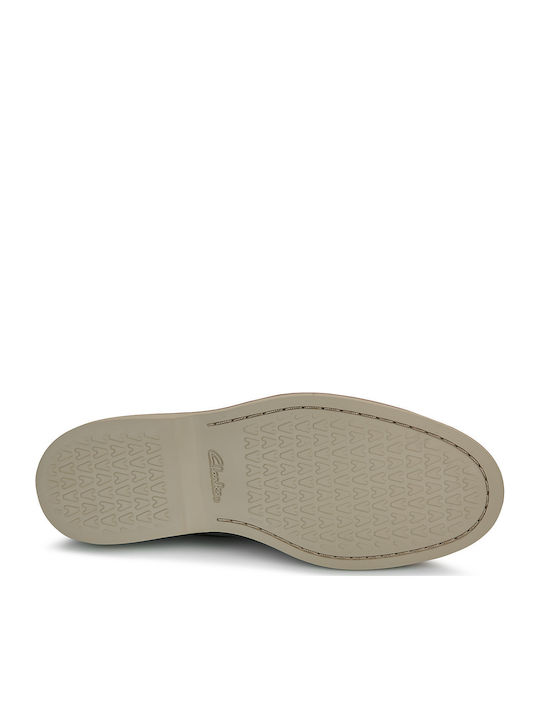 Atticus Men's Leather Casual Shoes Gray