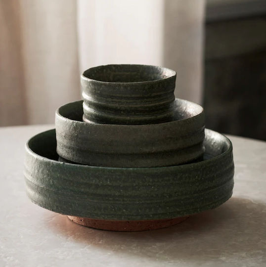 Ferm Living Bol Decorativ Ceramică Verde 12.5x12.5cm 1buc Ferm Living Bol Decorativ Ceramică Verde 12.5x12.5cm 1buc