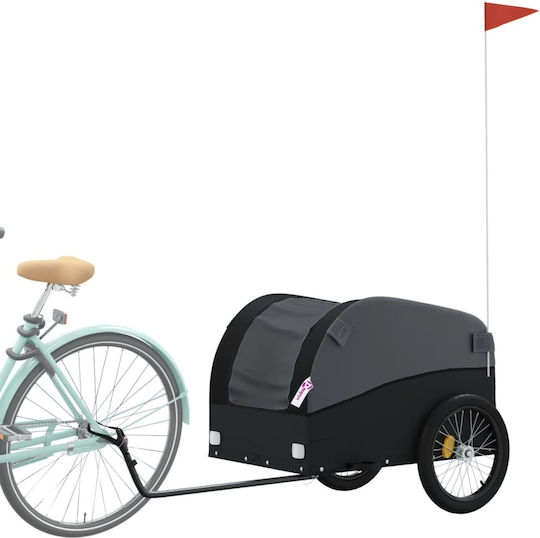 Vidaxl Bicycle Trailer Black 45 Kg Iron