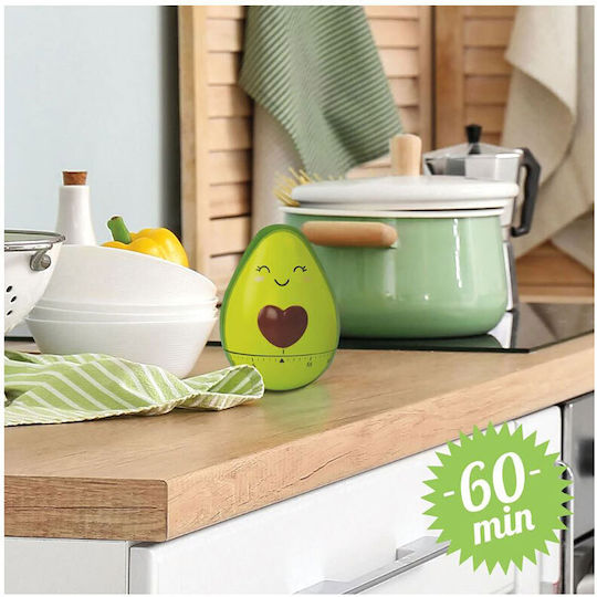 Legami Milano Αναλογικό Χρονόμετρο Κουζίνας Avocado Αντίστροφης Μέτρησης