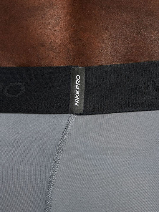 Nike Pro Ανδρικό Ισοθερμικό Παντελόνι Γκρι