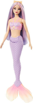 Barbie Κούκλα Dreamtopia Mermaid with Colorful Hair, Tails and Headband Accessories