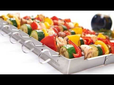 GrillPro Ανοξείδωτο Σουβλάκι 34.3cm 6τμχ