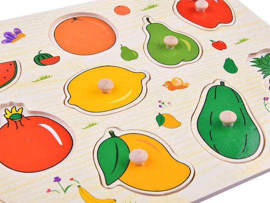 Lemnos Puzzle pentru Copii cu Îmbinări 10buc Jokomisiada