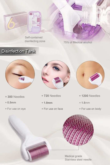 Dr. Pen Derma Roller pentru Anti-Îmbătrânire DRS6IN1