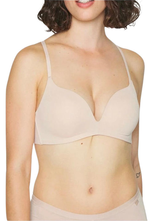Sloggi Women's Bralette Bra Beige