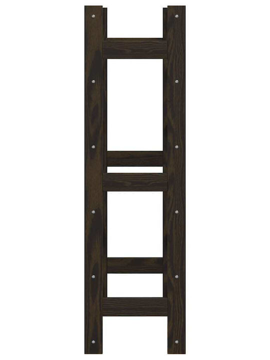 vidaXL Επιδαπέδια Κάβα Ποτών Μαύρη 53x25x86εκ.