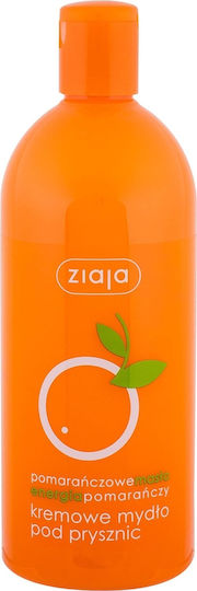 Ziaja Orange Butter Shower Cream Toning Creamy Bubble Bath with Citrus Fruits Scent 500ml
