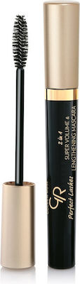 Golden Rose Perfect Lashes Super Lengthening Black Mascara für Band & Länge Black 9ml