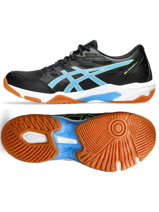 ASICS Gel-Rocket 11 Ανδρικά Αθλητικά Παπούτσια Βόλεϊ Μαύρα