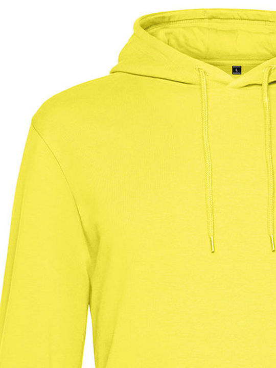 B&C Men's Long Sleeve Promotional Sweatshirt Yellow WU03W-201