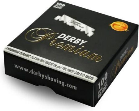 Derby Premium Pack 100 Single Edge Blades Резервни остриета за чувствителна кожа 100бр