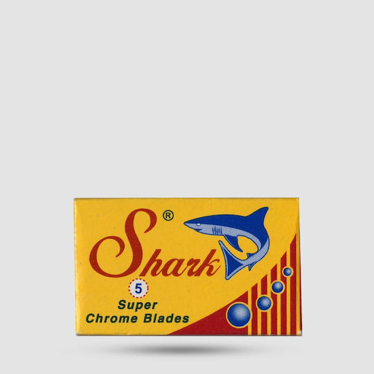 Lord Shave Shark Super Chrome Ανταλλακτικές Λεπίδες για Ευαίσθητες Επιδερμίδες 5τμχ