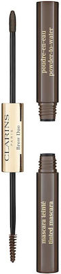 Clarins Brow Wimperntusche für Augenbrauen 05 Dark Brown Duo