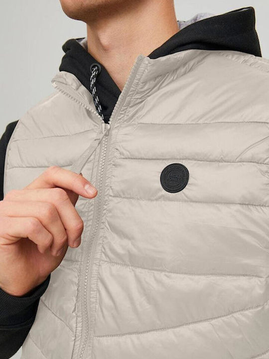 Sleeveless Jacket Puffer Ecru