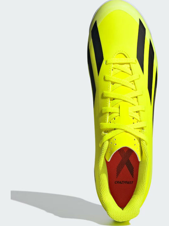adidas X Crazyfast Club Ποδοσφαιρικά Παπούτσια Σάλας IN Κίτρινα