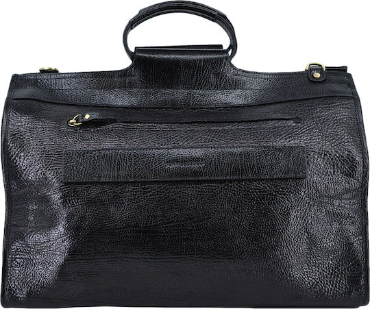 Dermatina 100 Sack Voyage Black made of Leather L49xW26xH26cm