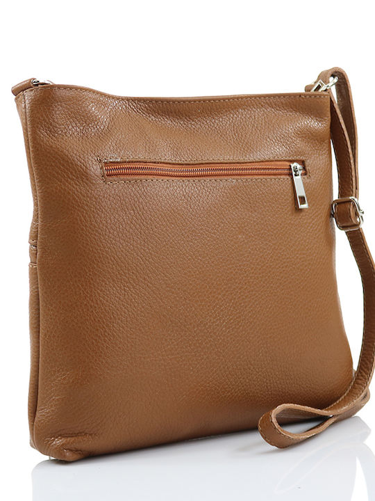 Passaggio Leather Leather Women's Bag Crossbody Tabac Brown