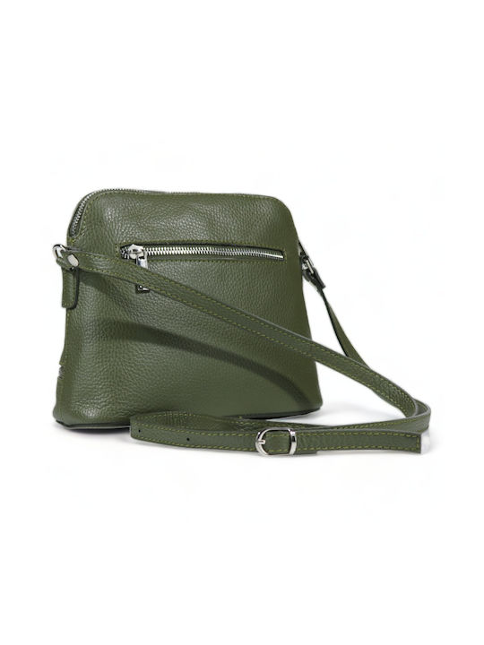 Passaggio Leather Leather Women's Bag Crossbody Green