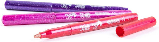 Colorino Glitter Zeichenmarker Set 6Stück