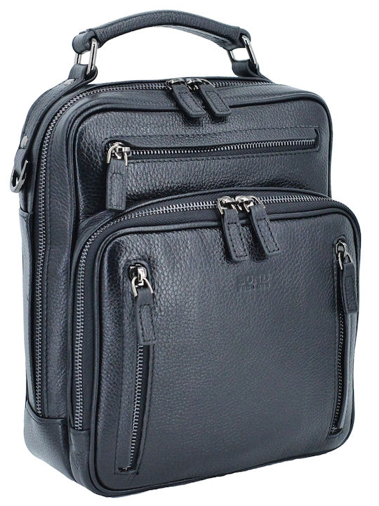 Leather Men's Bag Shoulder / Crossbody Black