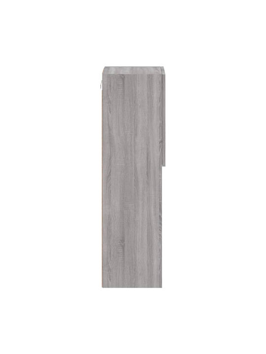 Ντουλάπια Τοίχου Γκρι Sonoma (2τμχ) 30.5x30x102εκ.