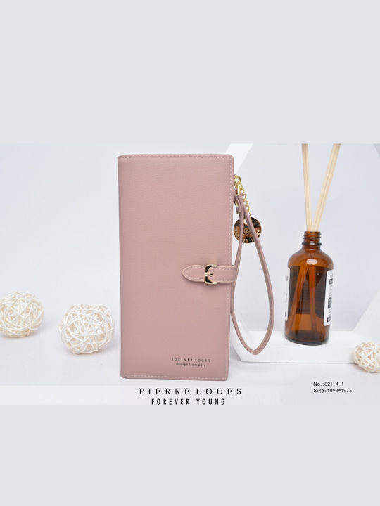 Groß Damen Geldbörse Klassisch Rosa