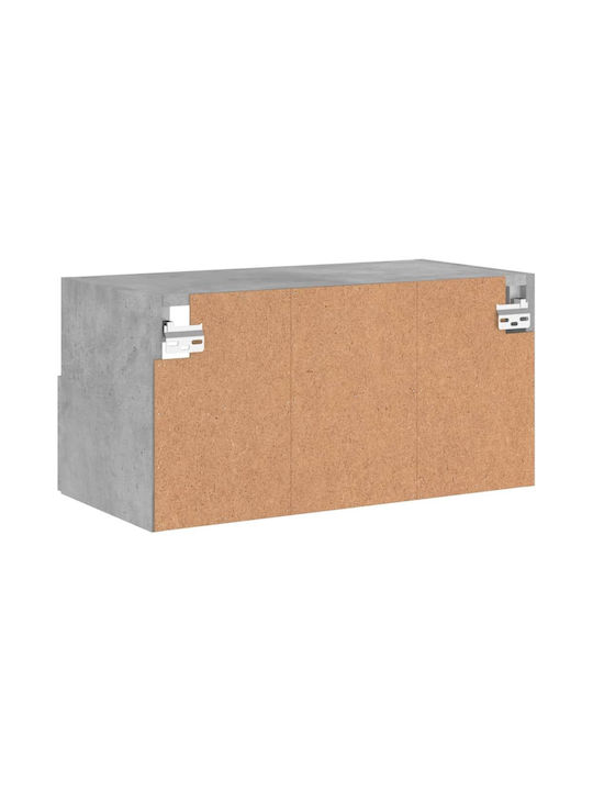 TV-Möbel Hölzernes Gray L60xB30xH30cm