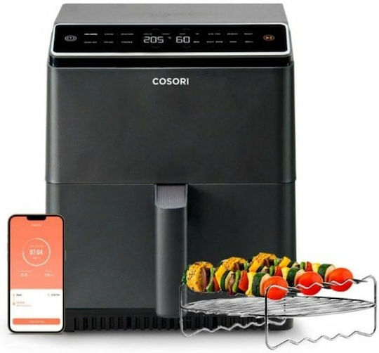 Cosori Dual Blaze Chef Edition Air Fryer με Wi-Fi 6.4lt Μαύρο