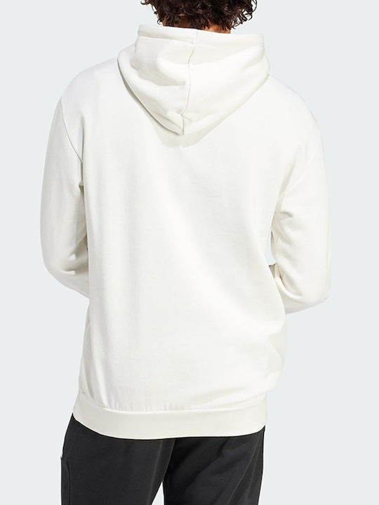 Adidas Hanorac pentru bărbați cu glugă White